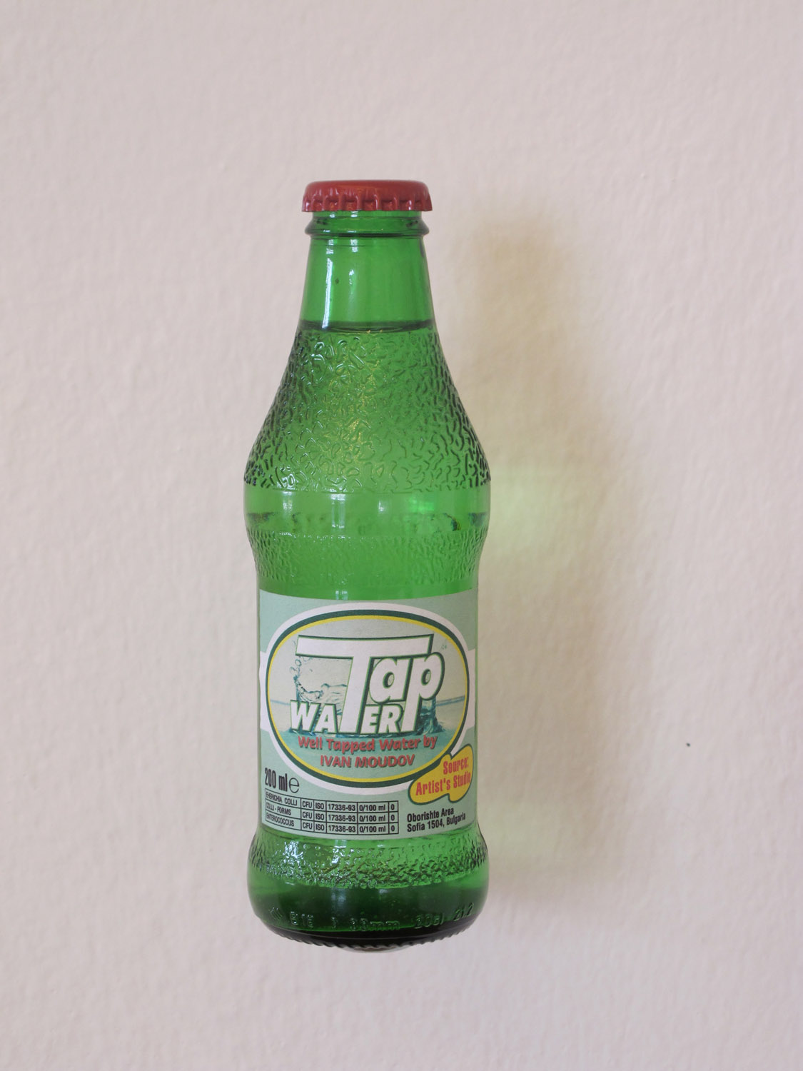 Tap Water (Sofia), 2007. Glass bottles with tap water.
