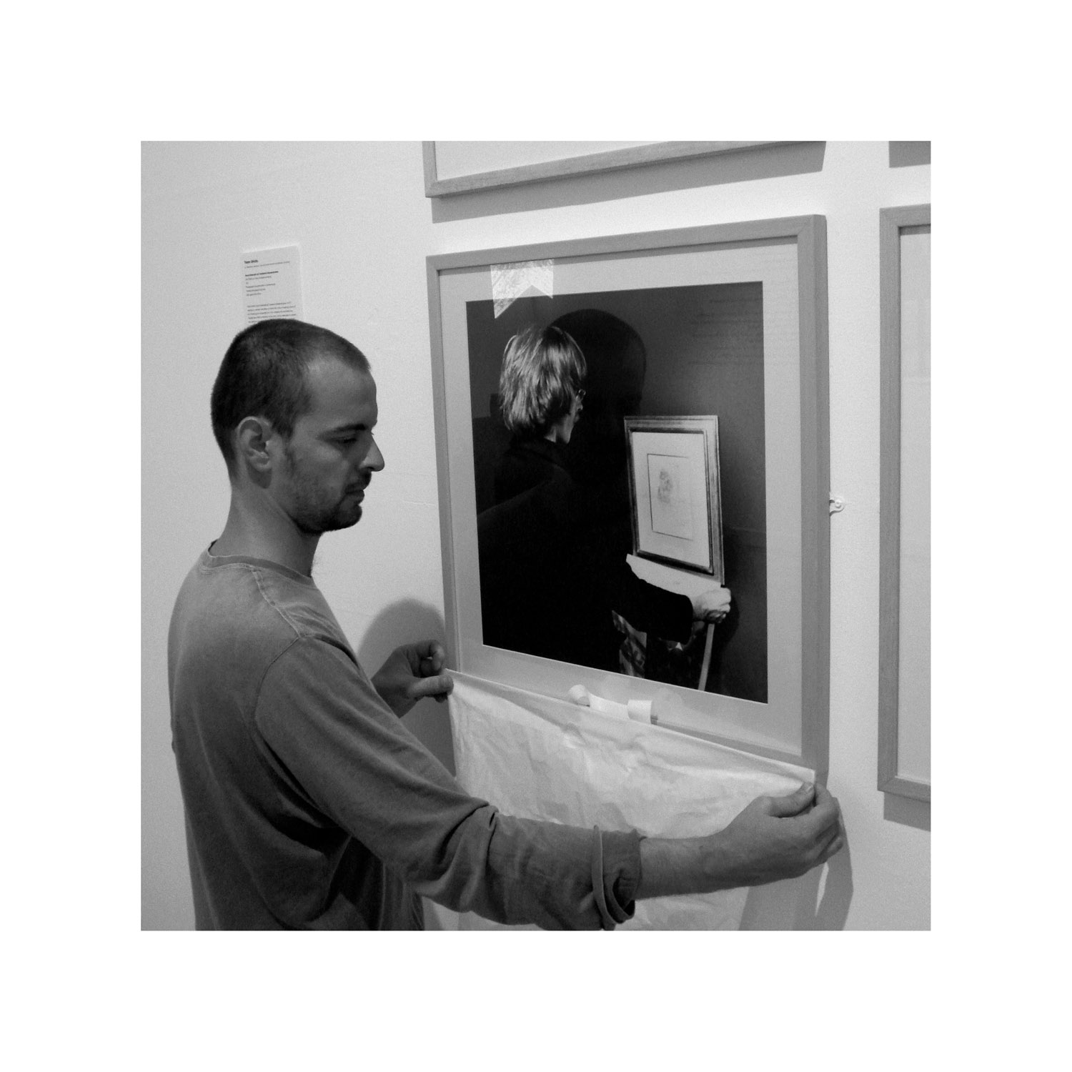 Already Made 4 (Timm Ulrichs), 2007. Four b&w photographs.