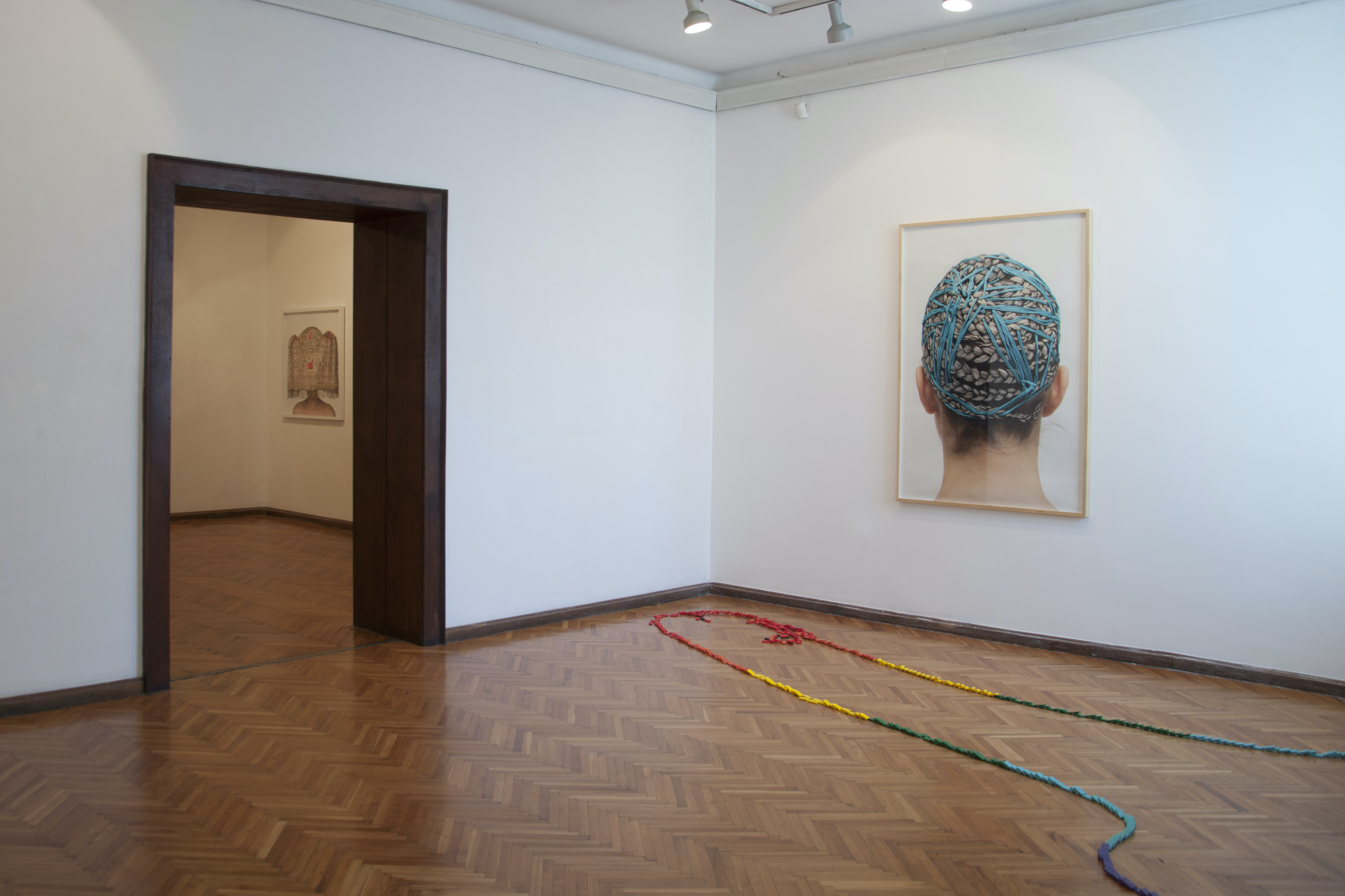 When the dicks fall down, you better be ready, 2020. Domino, installation view, Fine Art Gallery of Rajko Mamuzić Gift Collection, Novi Sad