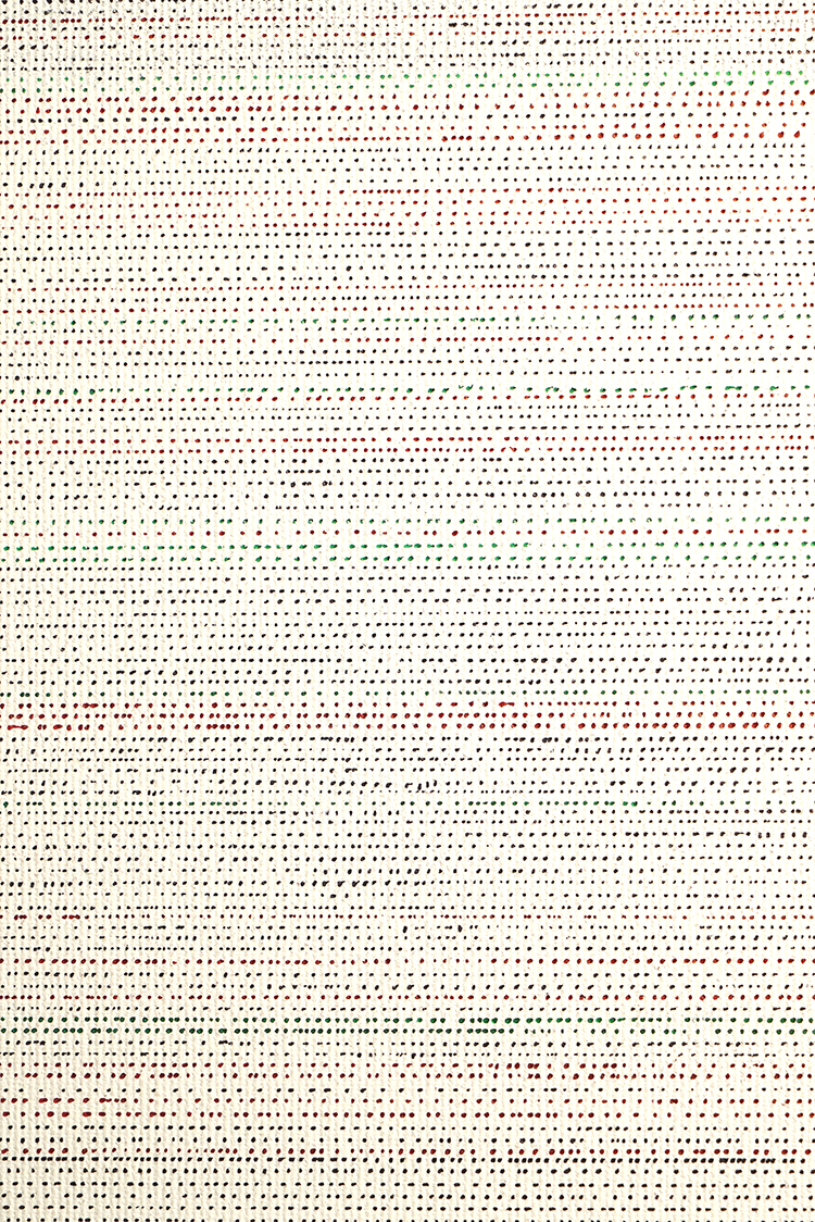 Periods, 2020-2022. Super fine marker pen on canvas, 170/120 cm. Detail